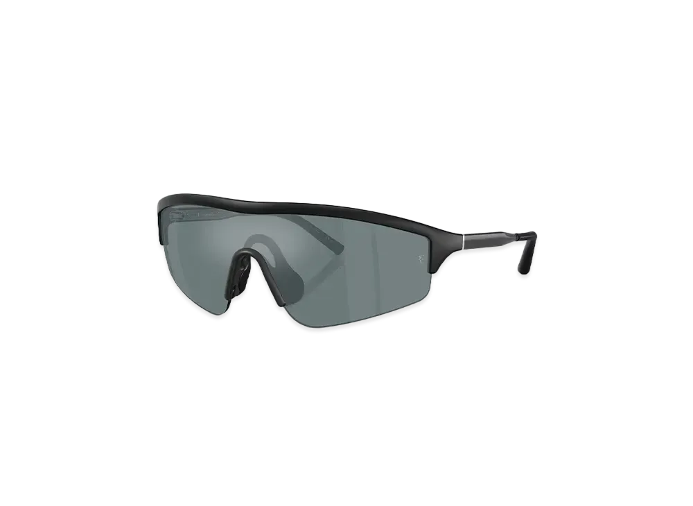 OLIVER PEOPLES R-7 "Semi Matte Black/Mirror"