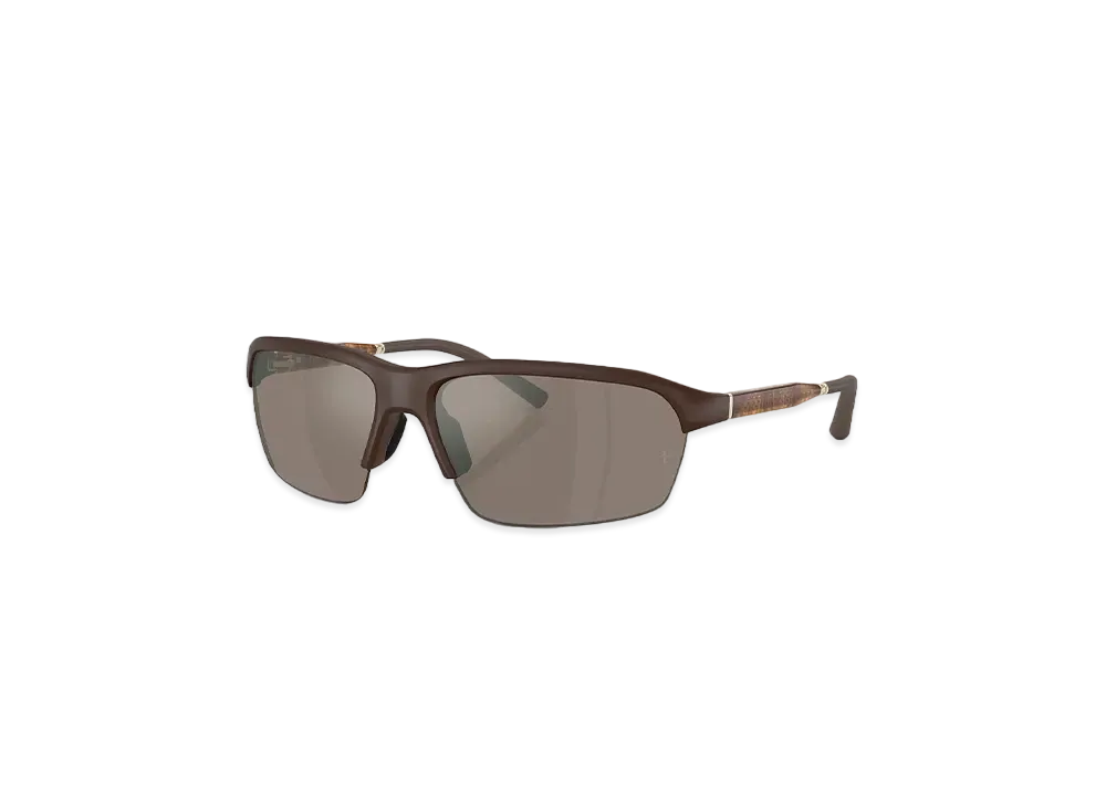 OLIVER PEOPLES R-6 "Semi Matte Umber"