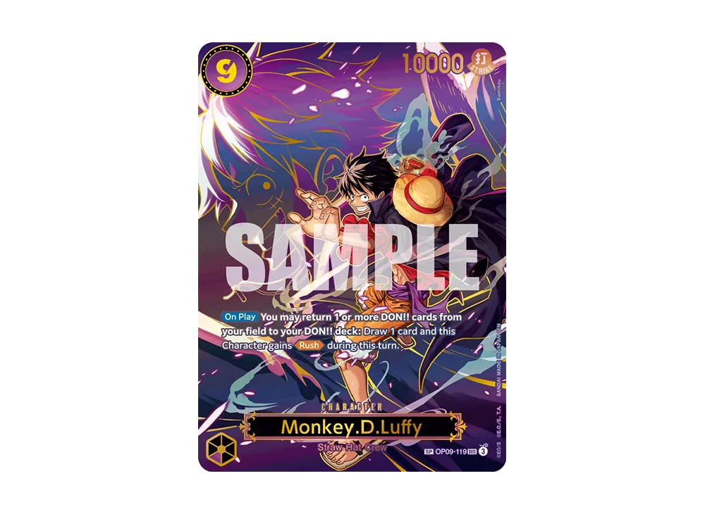 モンキー・D・ルフィ SEC-SPC [OP09-119]【英語版】(ブースター