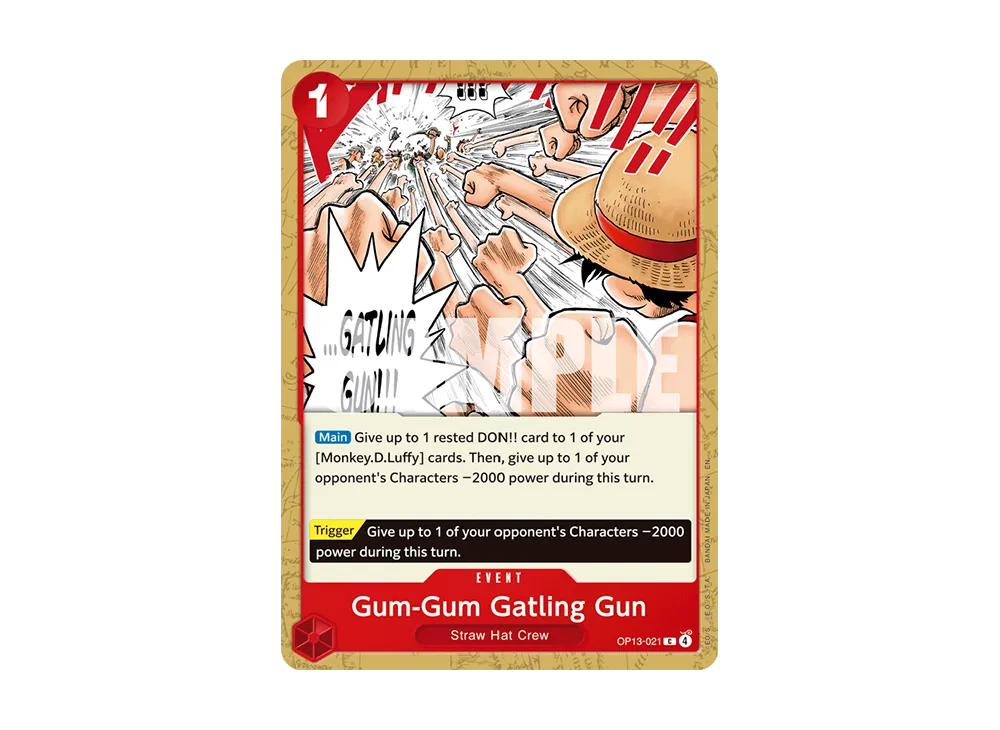 ゴムゴムの銃乱打 C [OP13-021]【英語版】(ブースターパック