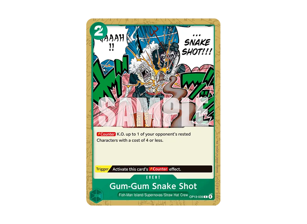 ゴムゴムの蛇銃 C [OP13-039]【英語版】(ブースターパック「受け継がれる意志」)