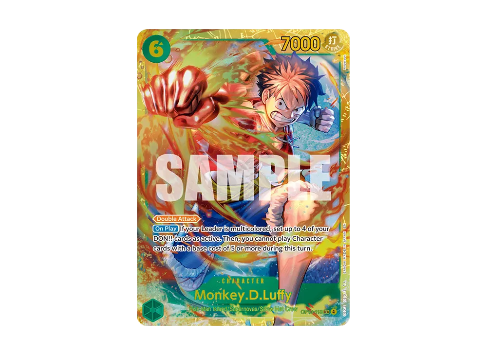 モンキー・D・ルフィ SEC-SP (コミパラ) [OP13-118](ブースターパック