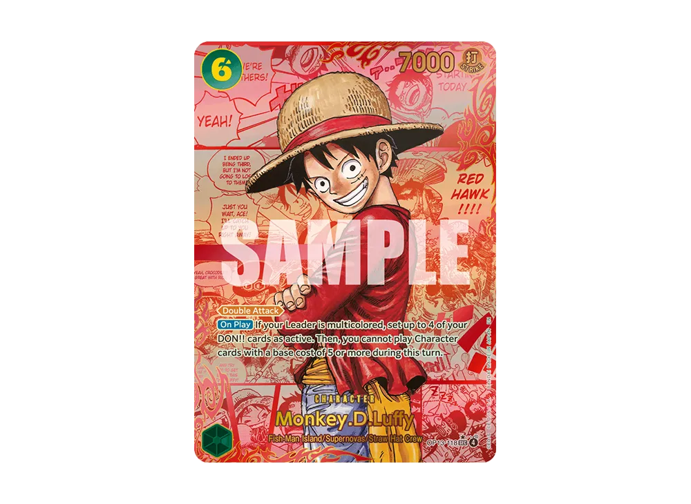 モンキー・D・ルフィ：手配書 SEC-SPC [OP13-118](ブースターパック