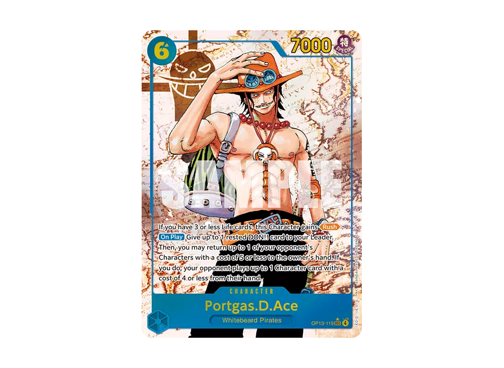 ポートガス・D・エース：手配書 SEC-SPC [OP13-119](ブースターパック