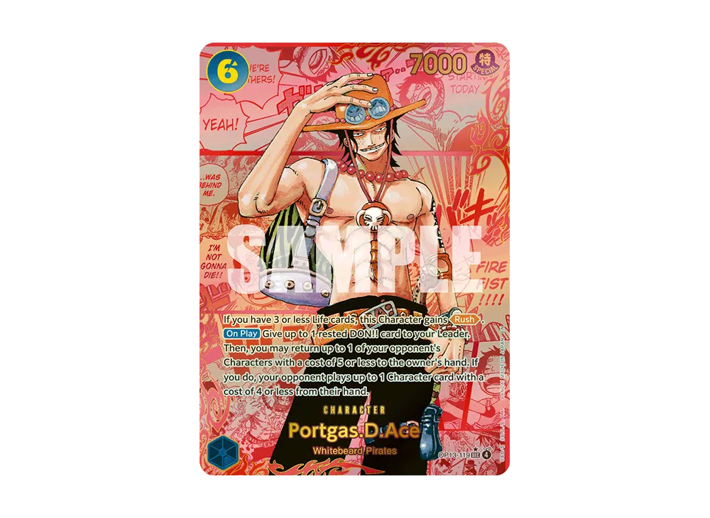 ポートガス・D・エース：手配書 SEC-SPC [OP13-119](ブースターパック