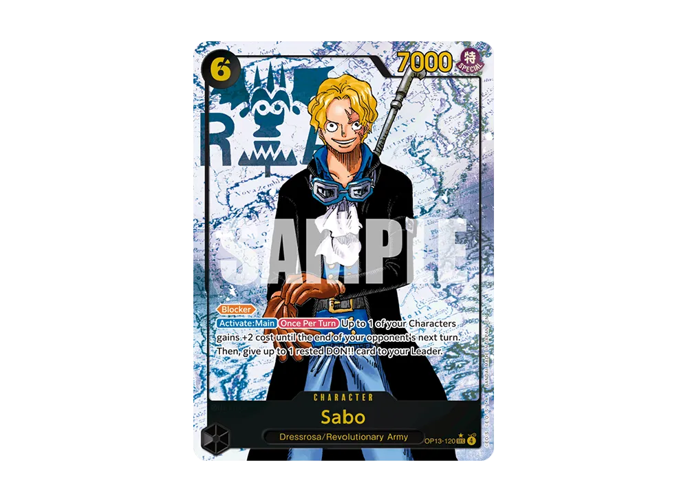 サボ：手配書 SEC-SPC [OP13-120](ブースターパック「受け継がれる意志