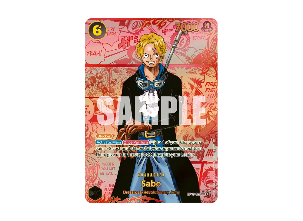 サボ：手配書 SEC-SPC [OP13-120](ブースターパック「受け継がれる意志