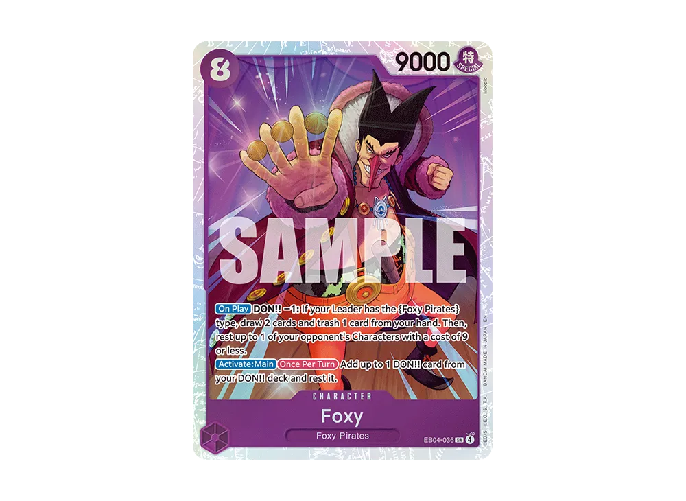 Foxy SR [EB04-036] [EN] (Booster Pack "THE AZURE SEA'S SEVEN") | SNKRDUNK