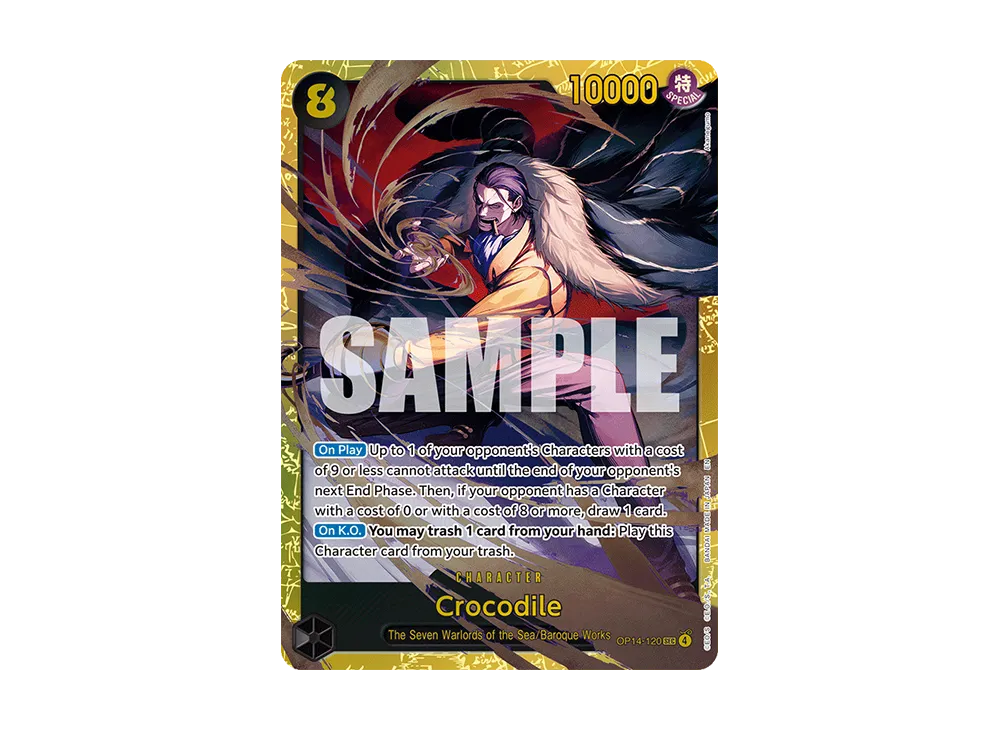 クロコダイル SEC [OP14-120]【英語版】(ブースターパック「蒼海の七傑