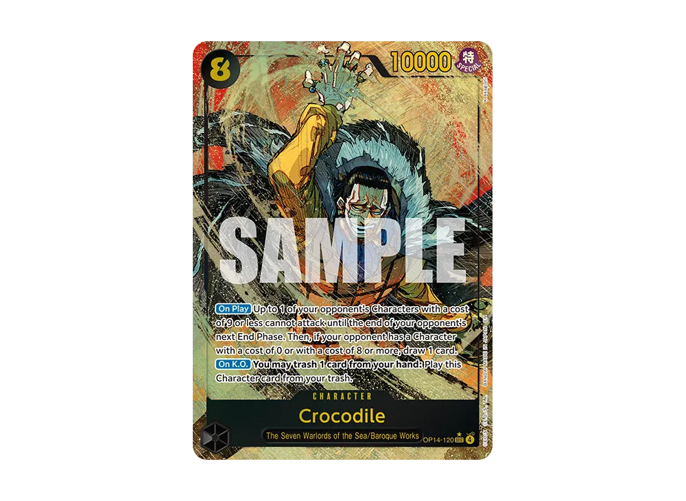 クロコダイル SEC [OP14-120]【英語版】(ブースターパック「蒼海の七傑