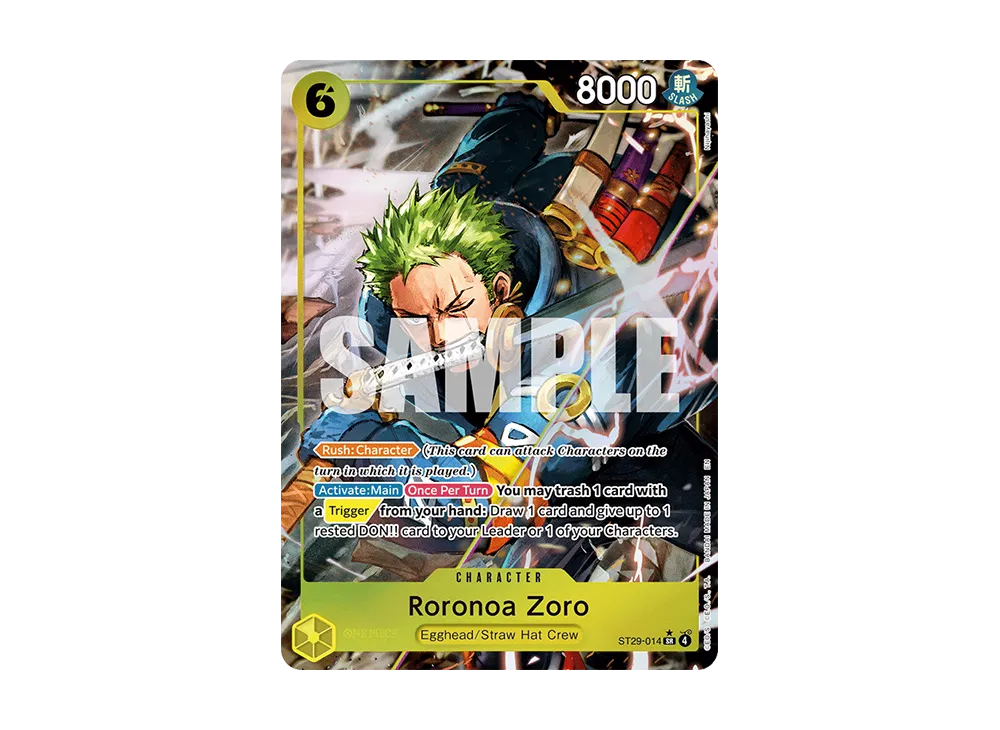 ロロノア・ゾロ SR-P [ST29-014](スタートデッキ「エッグヘッド