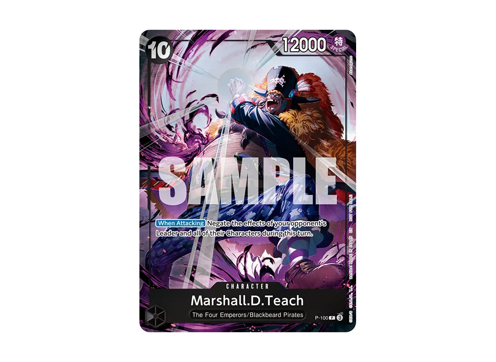 マーシャル・D・ティーチ P [P-100]【英語版】(プロモーションカード「イベントパック Vol.8」)