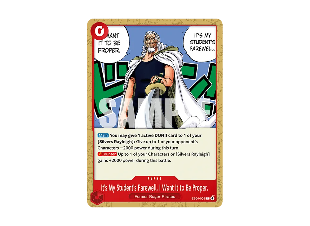 Please Respect... That My Pupil Is About To Set Off C [EB04-009][EN](Booster Pack "ADVENTURE ON KAMI’S ISLAND")