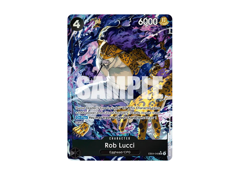 Rob Lucci SR-P [EB04-048][EN](Booster Pack "ADVENTURE ON KAMI’S ISLAND")