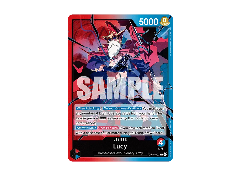 Lucy L [OP15-002][EN](Booster Pack "ADVENTURE ON KAMI’S ISLAND")