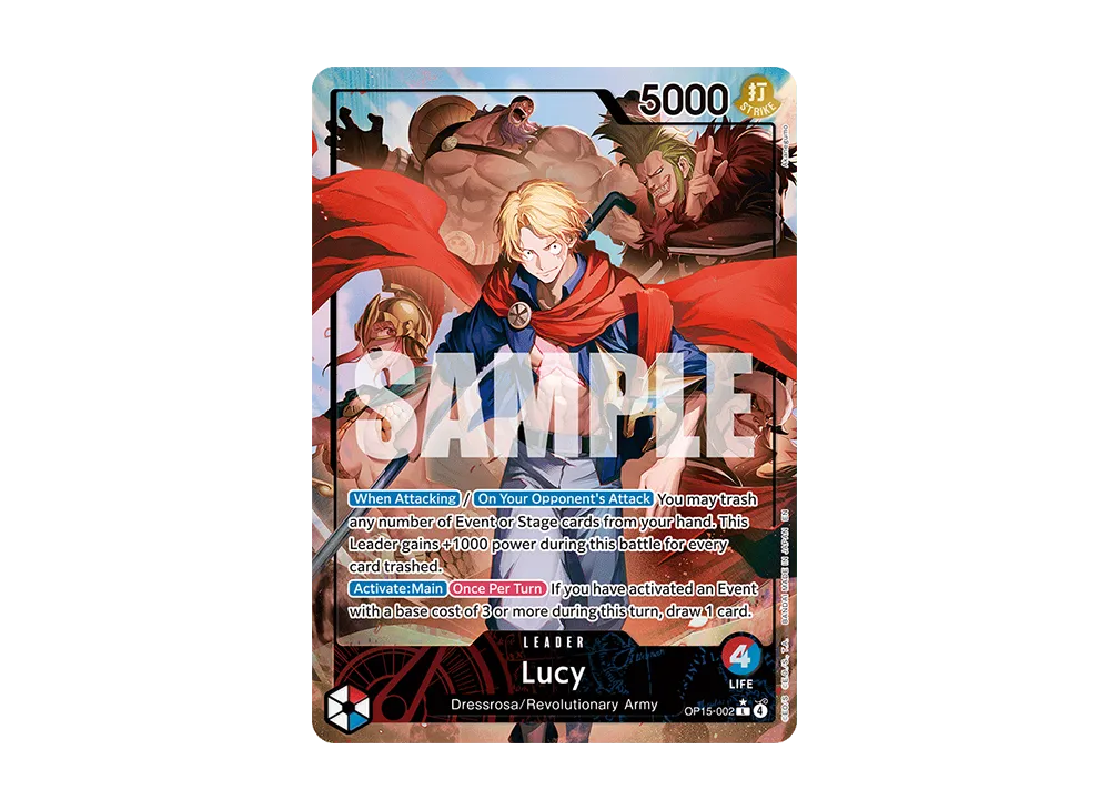 Lucy L-P [OP15-002][EN](Booster Pack "ADVENTURE ON KAMI’S ISLAND")