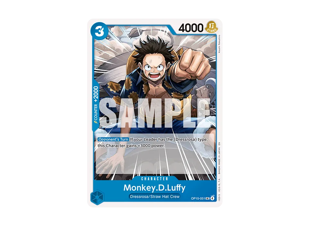Monkey.D.Luffy UC [OP15-051][EN](Booster Pack "ADVENTURE ON KAMI’S ISLAND")