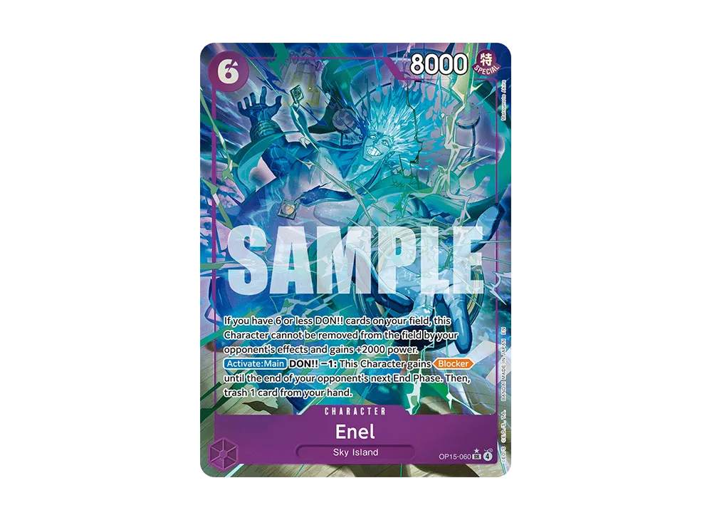 エネル SR-P [OP15-060](ブースターパック「神の島の冒険」 OPC-EN-TCG-2026-03-16-OP15-