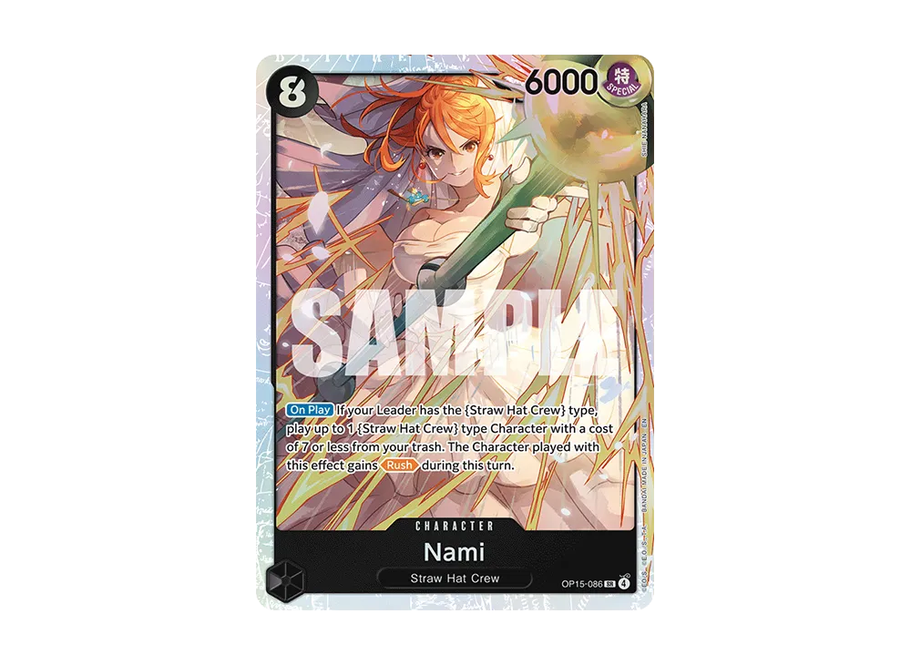 ナミ SR-P [OP15-086](ブースターパック「神の島の冒険」)の新品/中古