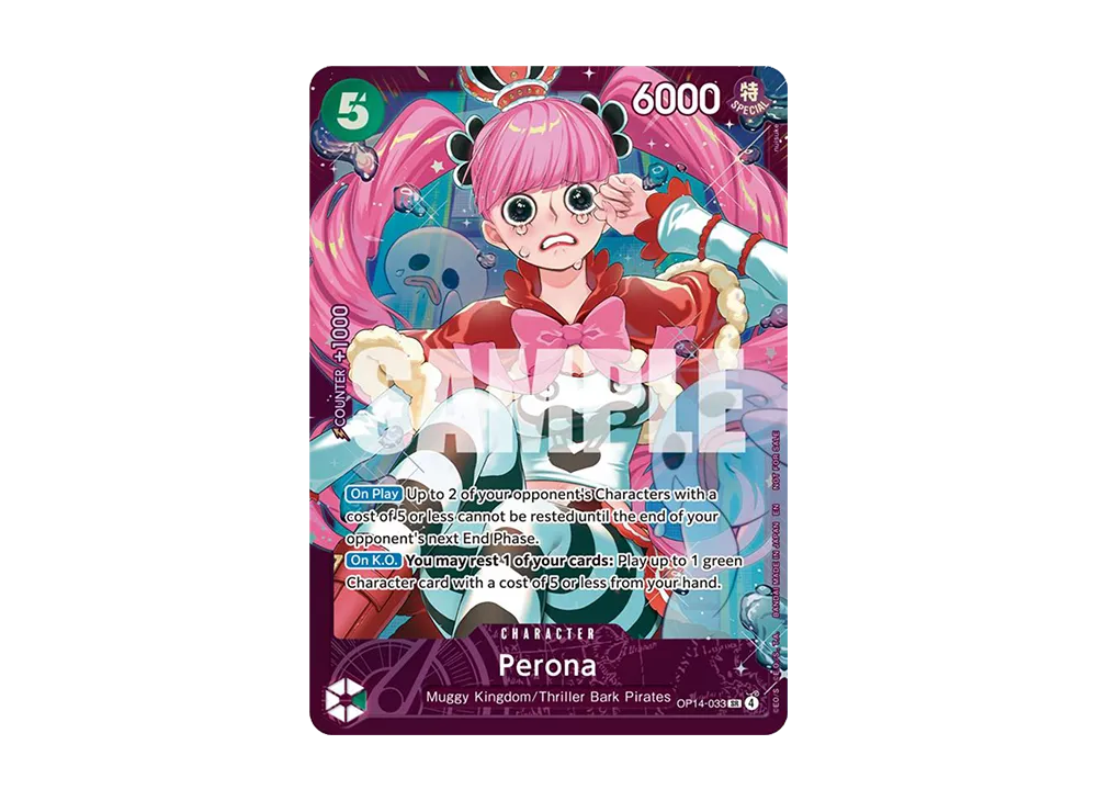 ワンピース ペローナ SR エクストラバトル プロモ OP14-033 ワンピース ペローナ SR エクストラバトル プロモ 未開封 OP14-033
