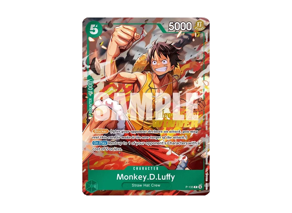 Monkey.D.Luffy P :Champion's Prize [P-135][EN](Promotional Card "OP-16 Release Event")