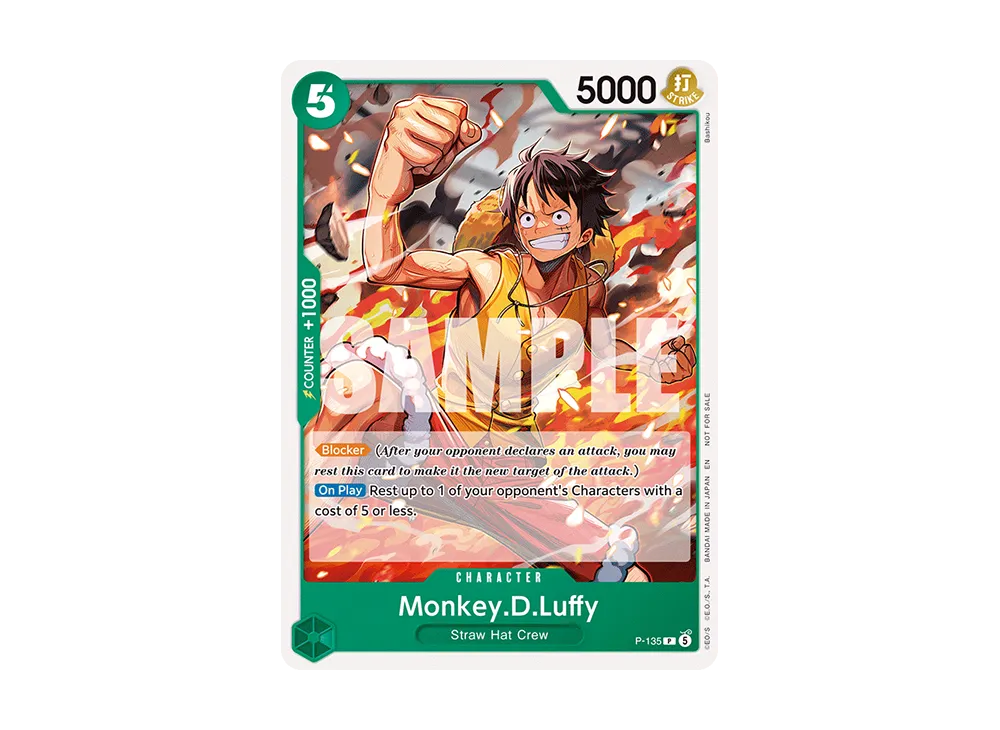 Monkey.D.Luffy P :Participation [P-135][EN](Promotional Card "OP-16 Release Event")