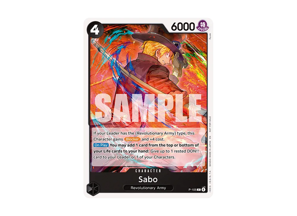 Sabo P [P-105][EN](Promotional Card "Promotion Card Set 2025 Vol.2")