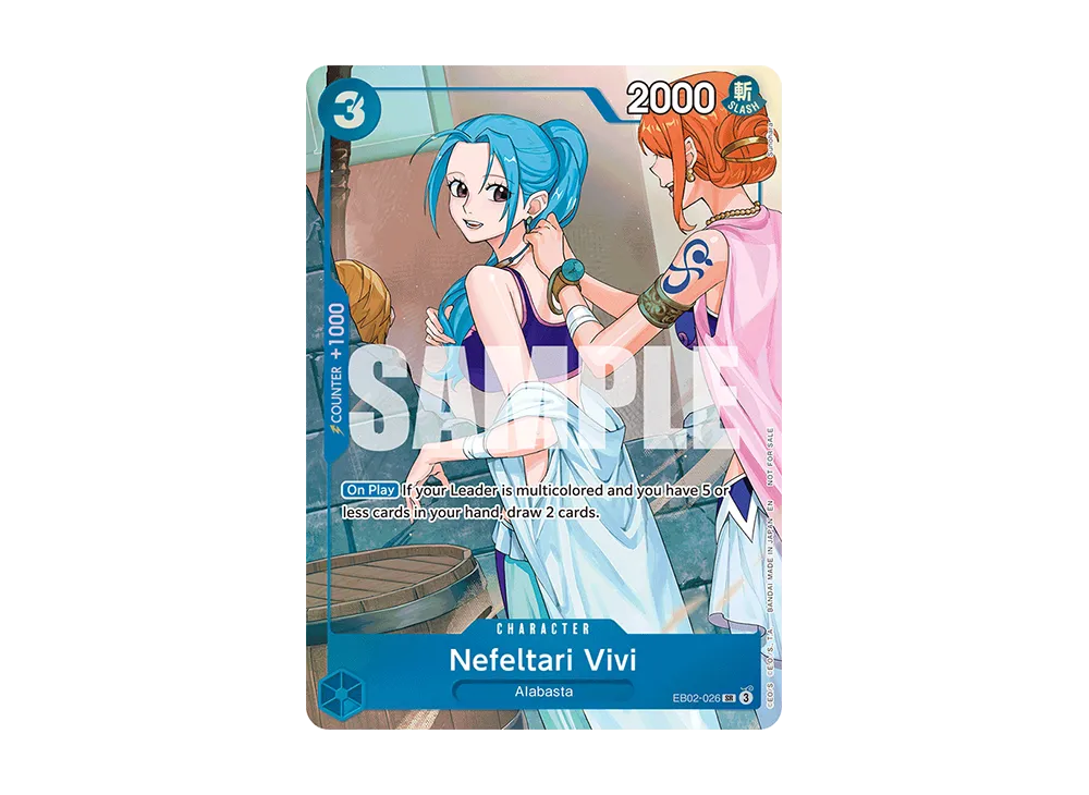 ネフェルタリ・ビビ SR [EB02-026]【英語版】(プロモーションカード「ワンピース ヒロインズキャンペーン ダッシュパック」)