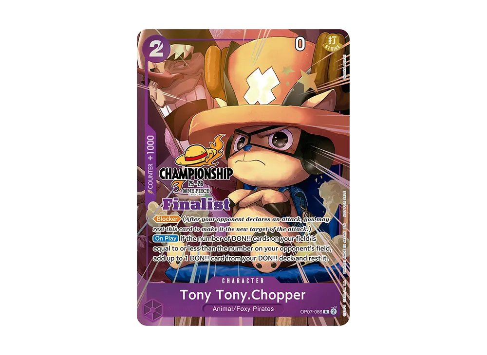 Tony Tony.Chopper R [OP07-066] [EN](Promotional Card "CS 25-26 Finalist  Card Set 1") | SNKRDUNK