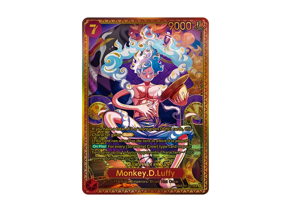 モンキー・D・ルフィ SR-SPC :新四皇スペシャルカード [ST31-004]【英語版】(ブースターパック「世界最強の戦士」)