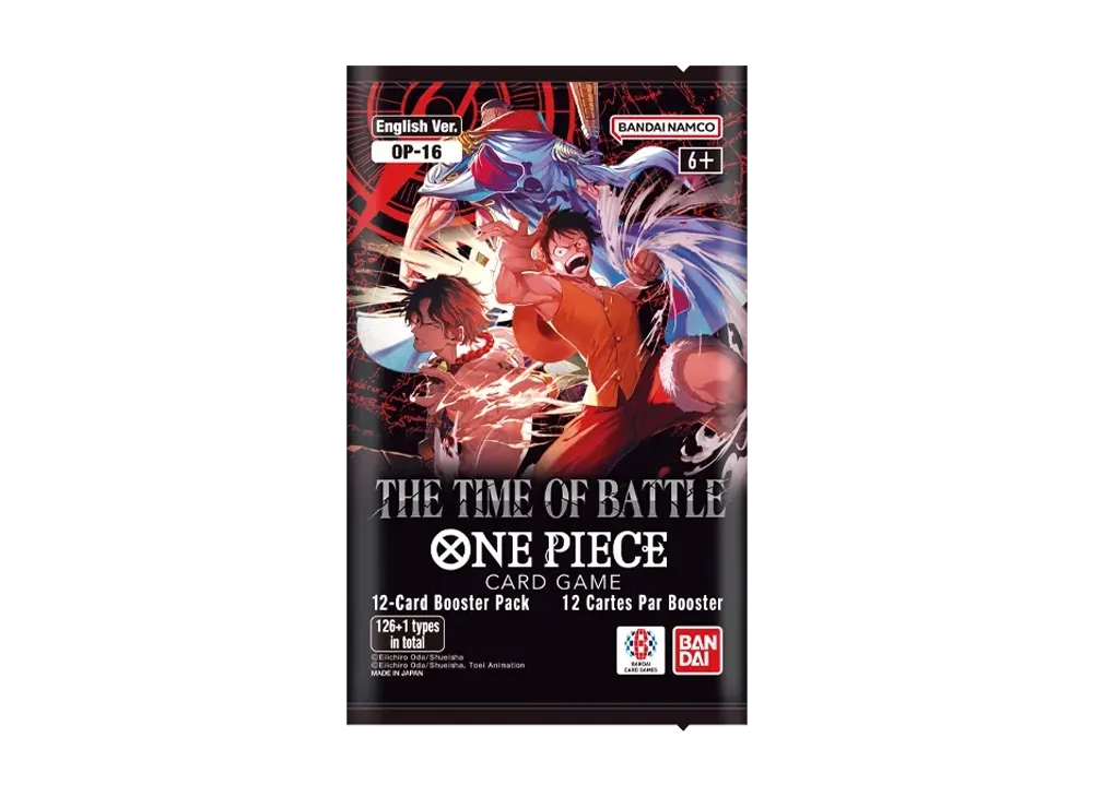 ONE PIECE Card Game Booster Pack "THE TIME OF BATTLE" EN Pack
