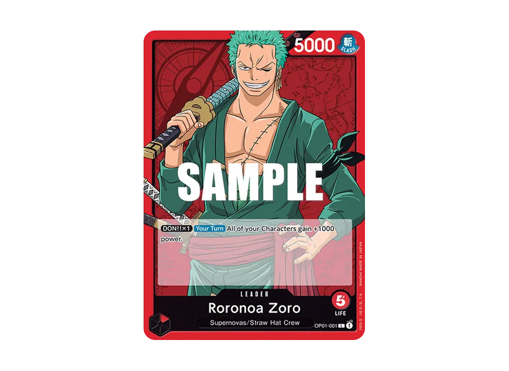 ロロノア・ゾロ L [OP01-001]【英語版】(ブースターパック「ロマンス