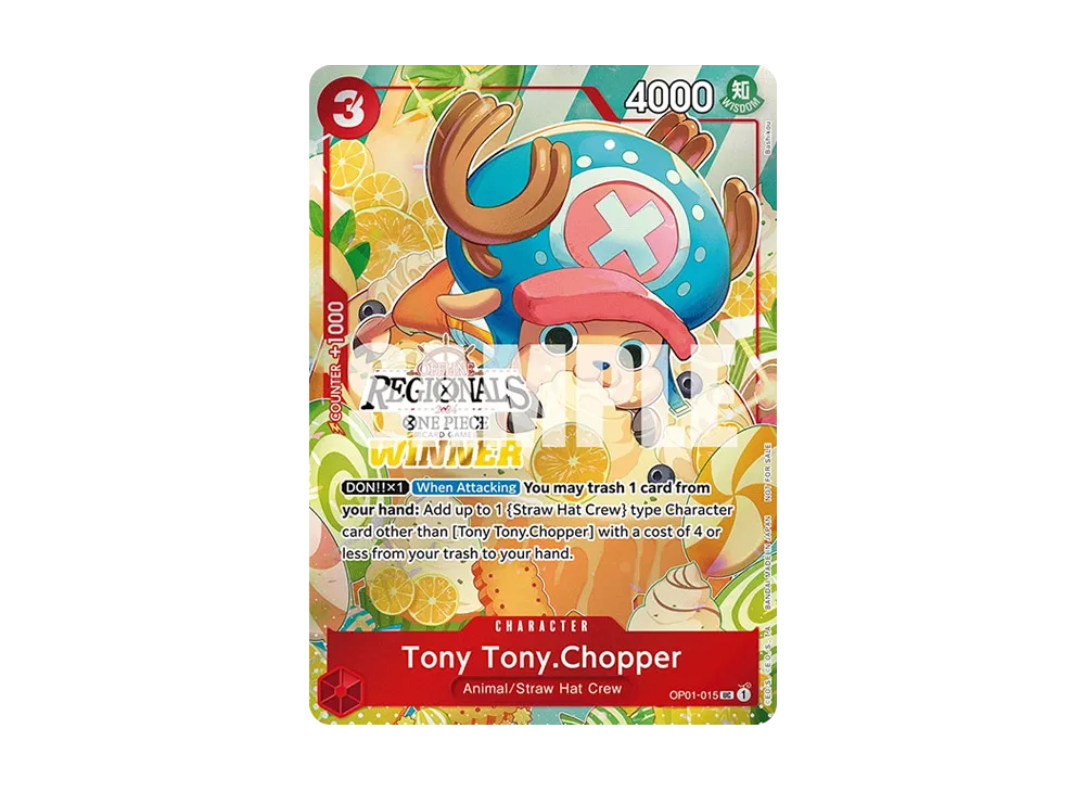 トニートニー・チョッパー UC [OP01-015]【英語版】(プロモーションカード「オフライン地域 チャンピオンカードセット 2024 Vol.3」)