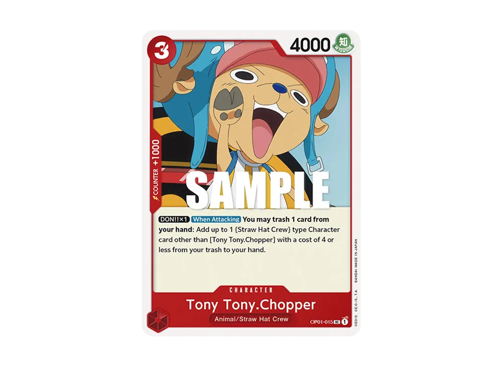 トニートニー・チョッパー UC [OP01-015]【英語版】(ブースターパック