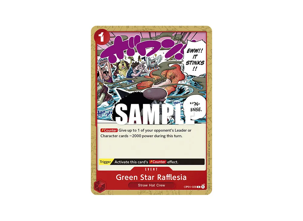 必殺緑星ラフレシア C [OP01-028]【英語版】(ブースターパック「ロマンスドーン」)