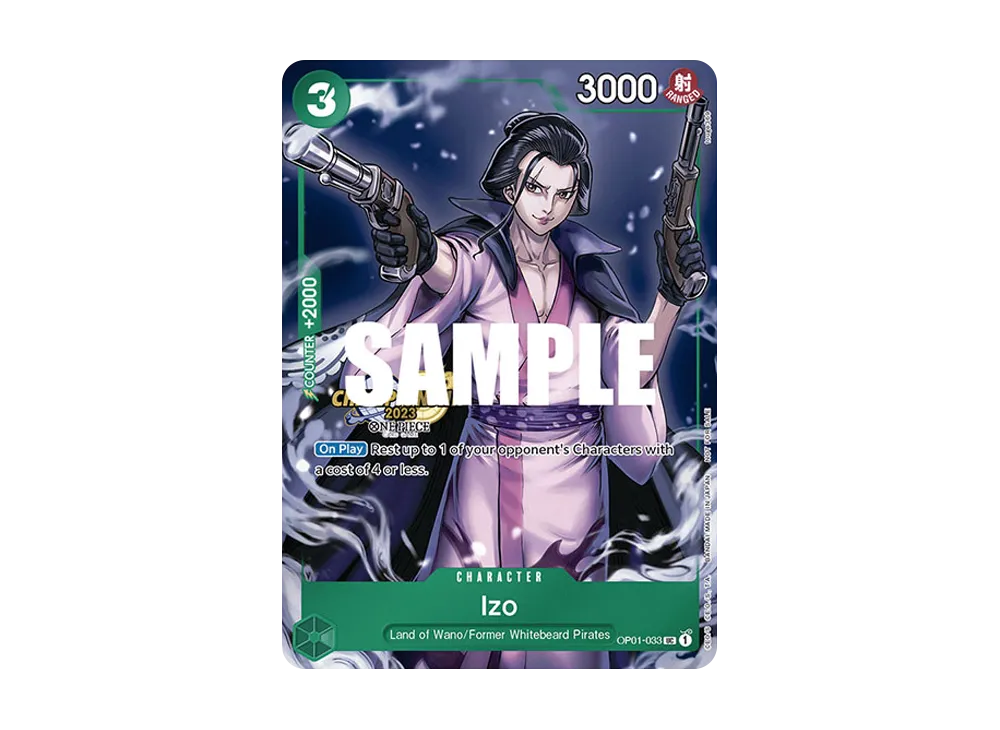 イゾウ UC [OP01-033]【英語版】(プロモーションカード「チャンピオンシップ 2023 セレブレーションパック」)