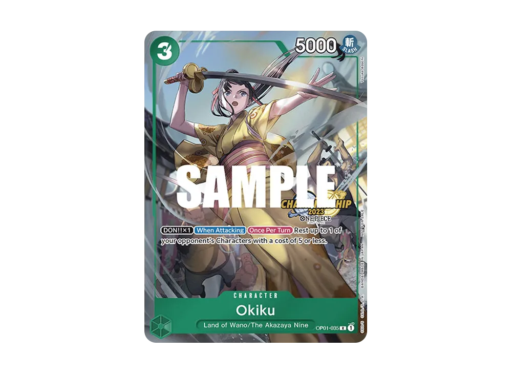 お菊 R [OP01-035]【英語版】(プロモーションカード「チャンピオンシップ 2023 セレブレーションパック」)