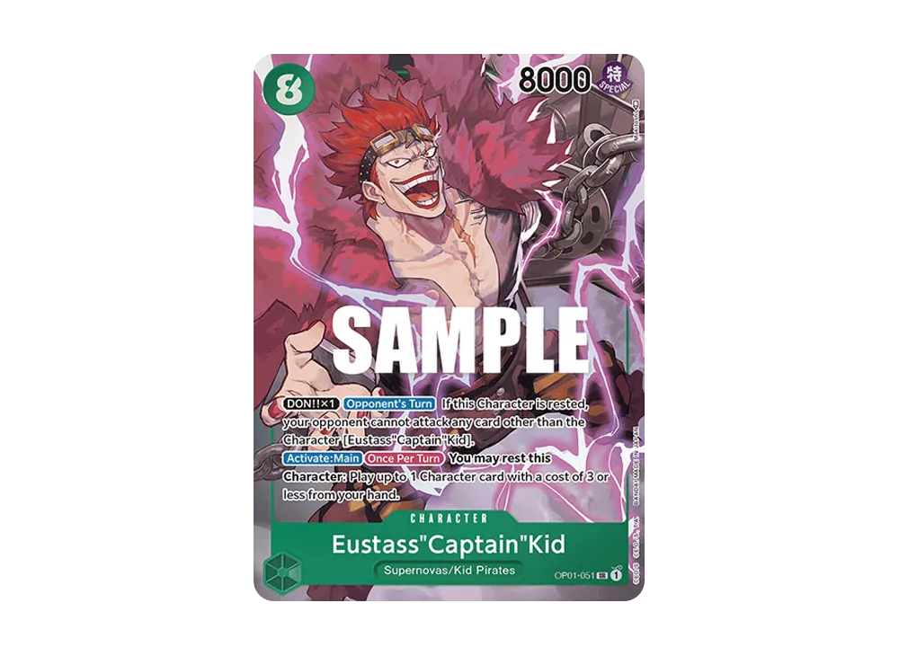 Eustass"Captain"Kid SR-P [OP01-051] [EN](Booster Pack "ROMANCE DAWN")