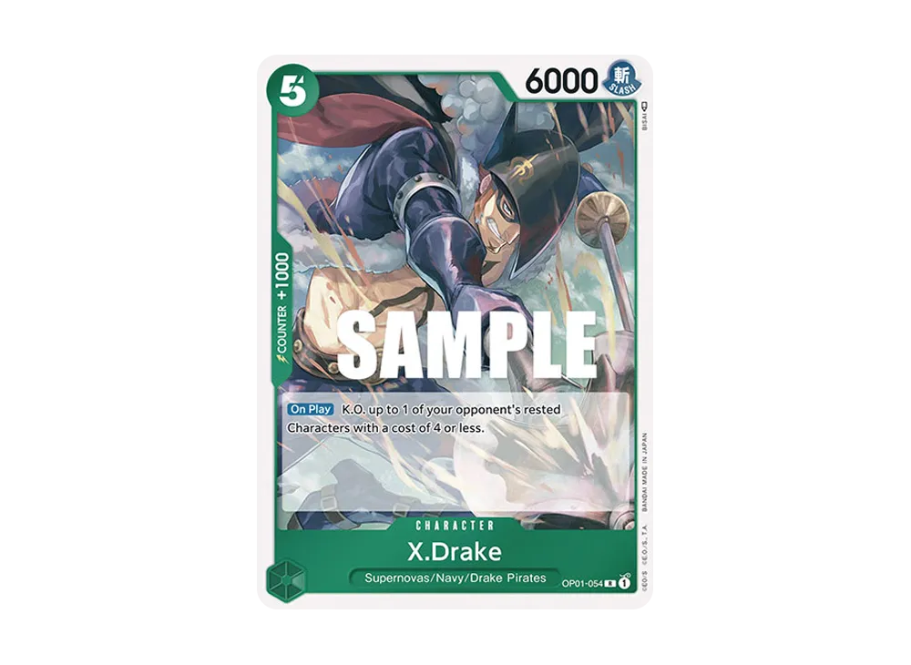 X.Drake R [OP01-054] [EN](Booster Pack "ROMANCE DAWN")