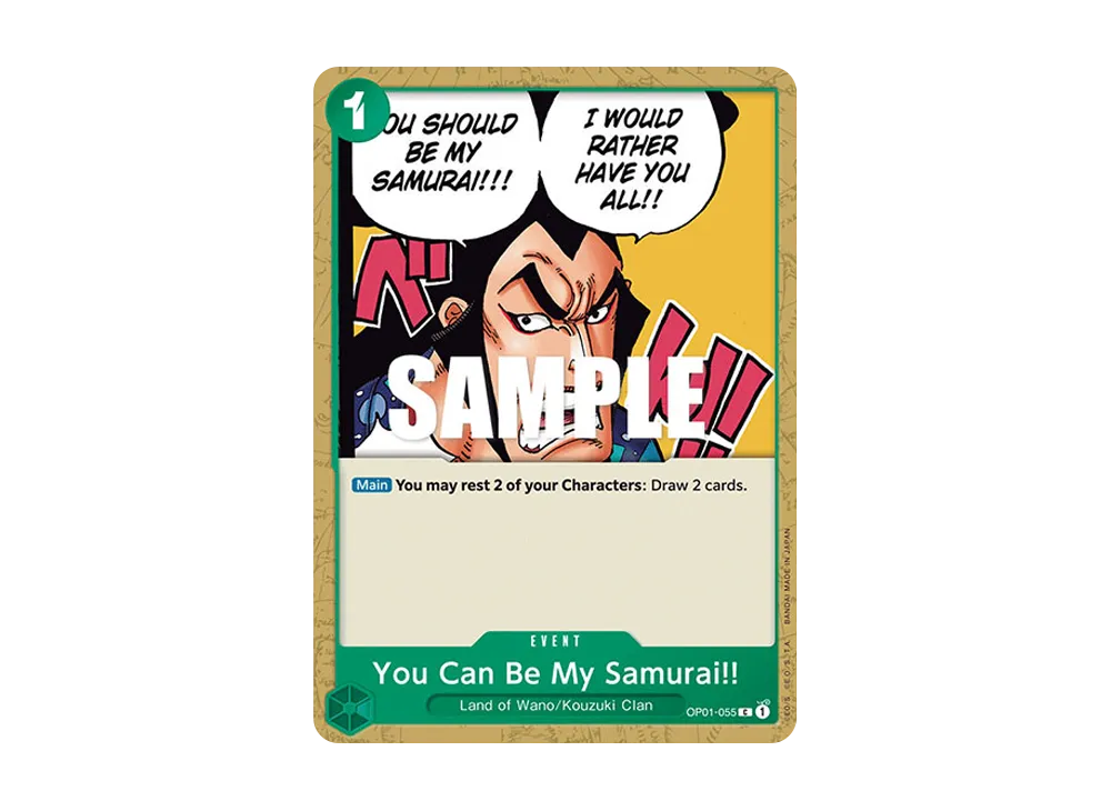 You Can Be My Samurai!! C [OP01-055] [EN](Booster Pack "ROMANCE DAWN")