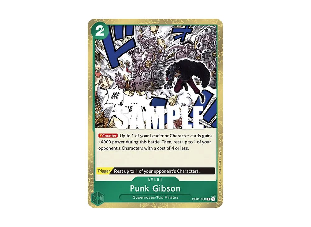 Punk Gibson R [OP01-058] [EN](Booster Pack "ROMANCE DAWN")