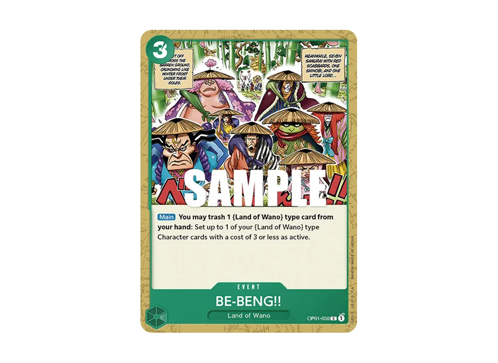BE-BENG!! C [OP01-059] [EN](Booster Pack "ROMANCE DAWN")