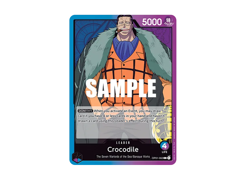 Crocodile L [OP01-062] [EN](Booster Pack "ROMANCE DAWN")