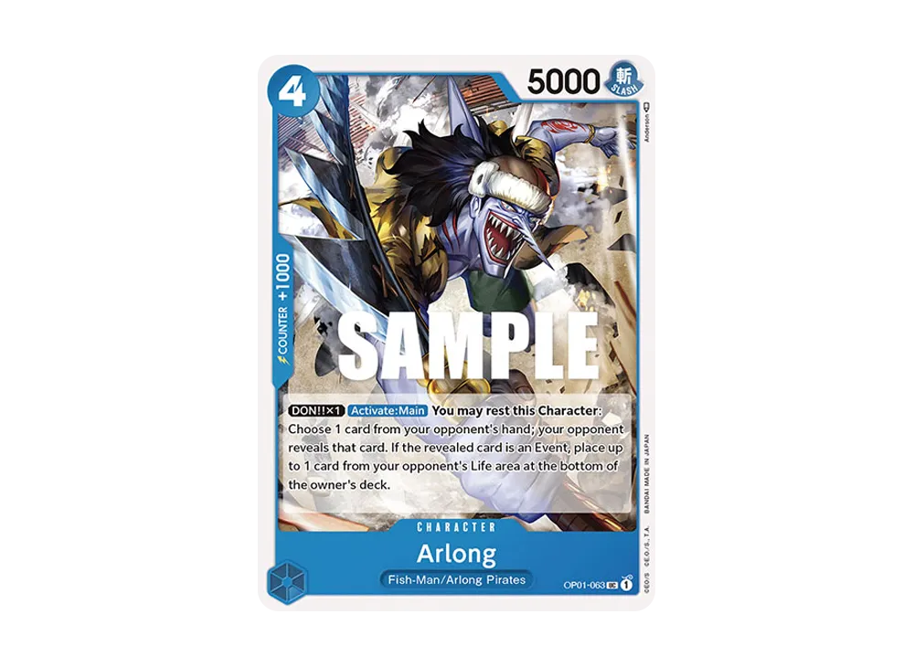 Arlong UC [OP01-063] [EN](Booster Pack "ROMANCE DAWN")