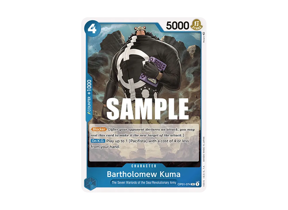 Bartholomew Kuma R [OP01-074] [EN](Booster Pack "ROMANCE DAWN")