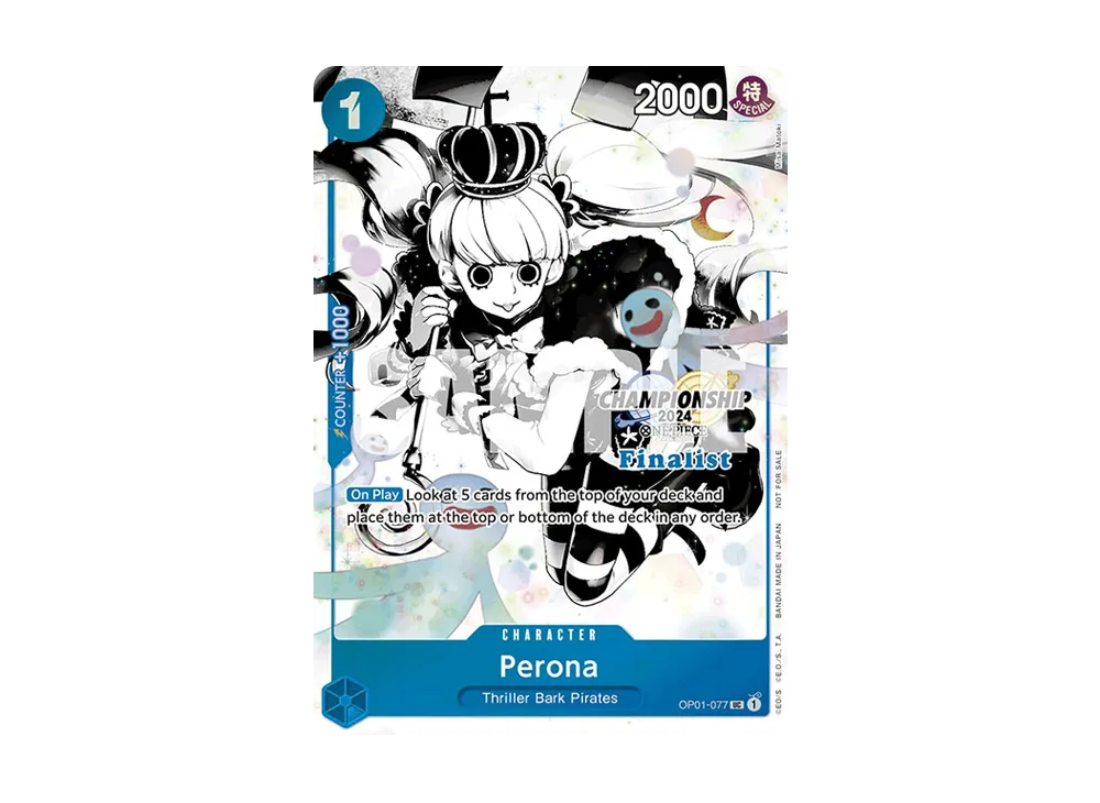 ペローナ UC [OP01-077]【英語版】(プロモーションカード「チャンピオンシップ 2024 ファイナリストカードセット」)