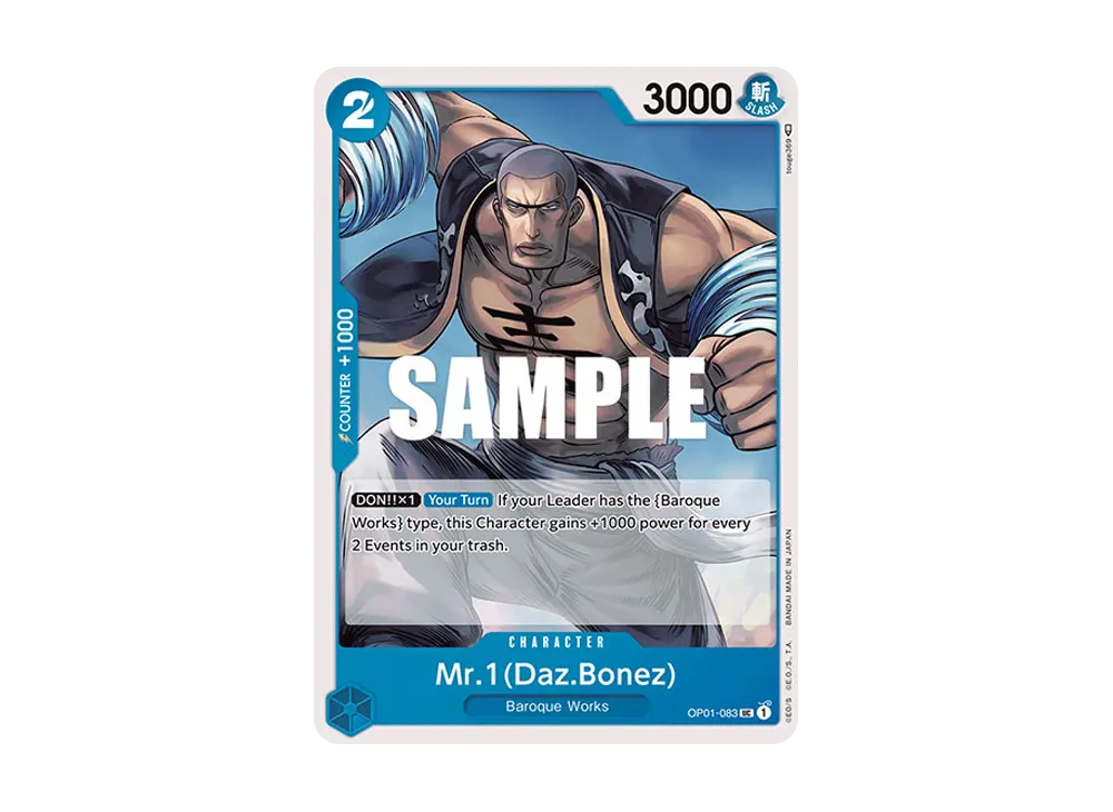 Mr.1(Daz.Bonez) UC [OP01-083] [EN](Booster Pack "ROMANCE DAWN")