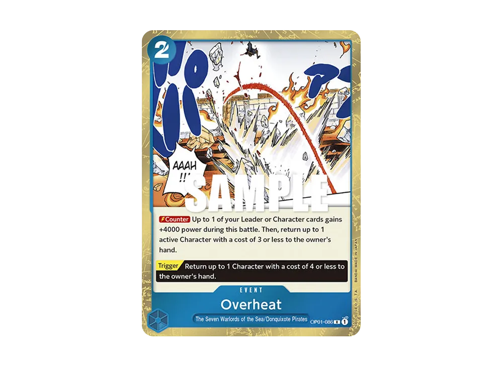 Overheat R [OP01-086] [EN](Booster Pack "ROMANCE DAWN")