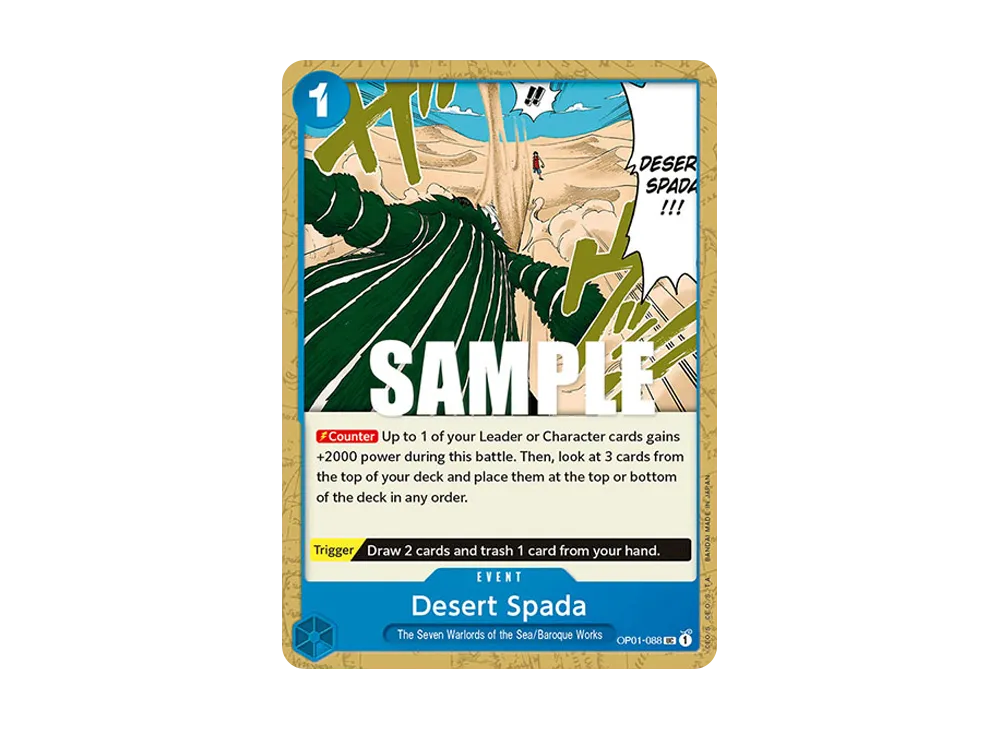 Desert Spada UC [OP01-088] [EN](Booster Pack "ROMANCE DAWN")