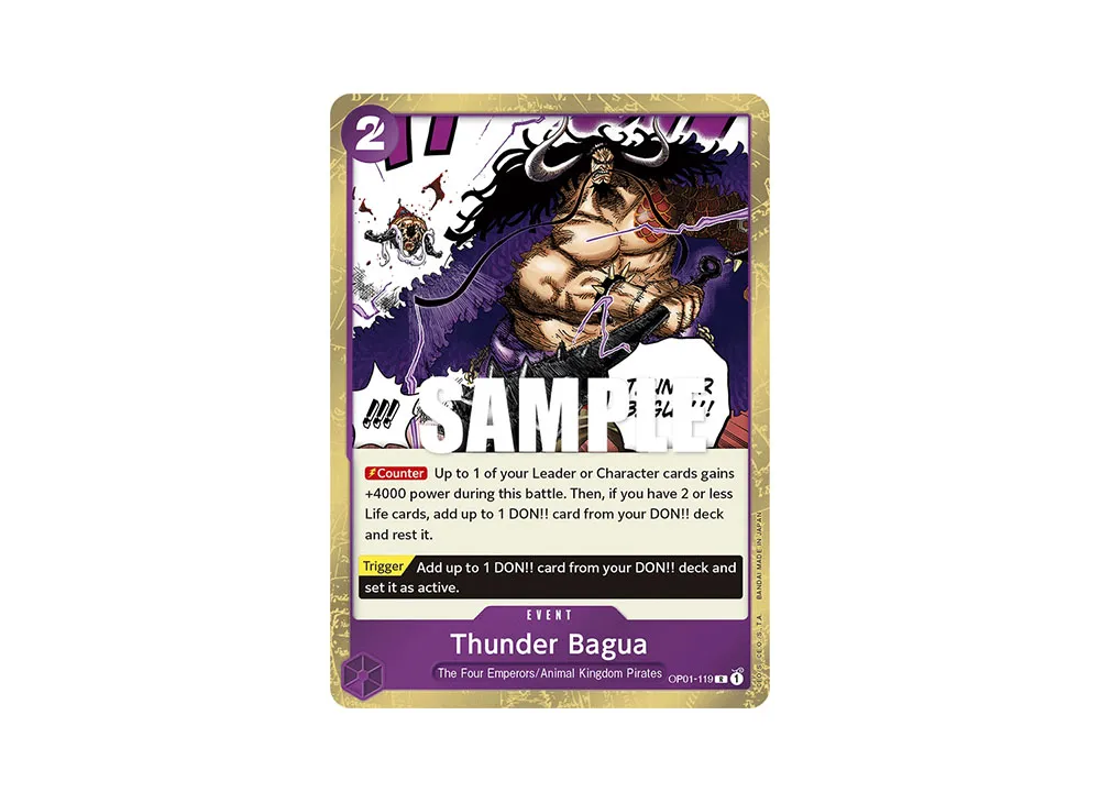 雷鳴八卦 R [OP01-119]【英語版】(ブースターパック「ロマンスドーン